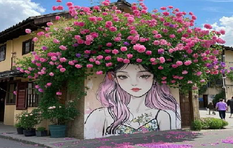 景谷怎么设计网红打卡墙绘