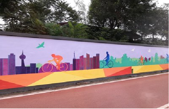 景谷墙体彩绘-围墙