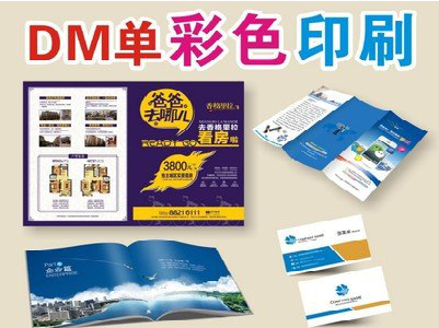 景谷单页印刷，色彩搭配简单。