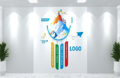 景谷公司企业形象墙的工艺材料有哪些？