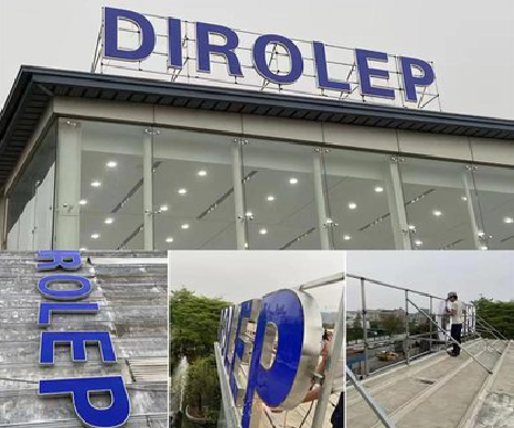 景谷楼顶发光字安装的注意事项。